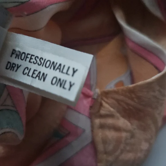 BRIJO Vintage Pastel Rolled Jacquard Silk Hankerchief V Tank Maxi Dress - Picture 14 of 16